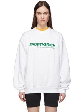 Sporty & Rich Women's White Sweatshirt